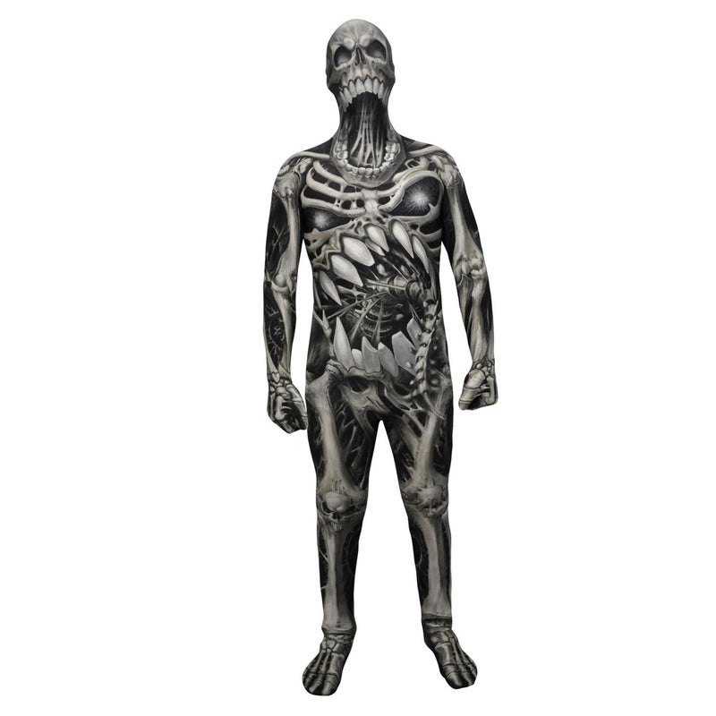 Morphsuits Kids Skull & Bones Monster Costume - Small 3'-3'5 / 6-8 Years - Image 2